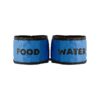 Blue Silicone Collapsible Food and Water Pet Bowls 2 Pack