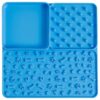 Blue Silicone Lick Mat For Dogs Cats 3 In 1 Pet Slow Feeding