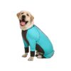 Blue Waterproof Dog Jumpsuit for Medium Large Dogs Recovery Dog Onesie