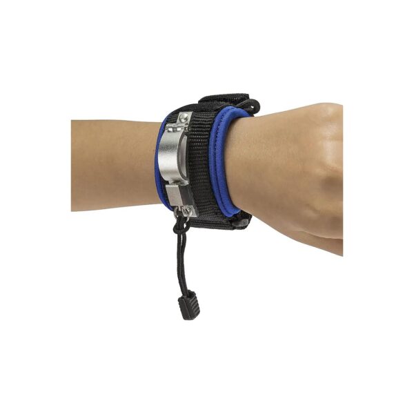 Blue Wristband Attaches to Any Dog Leash for Safe and Easy Walking