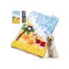 Blue Yellow Snuffle Mat for Large Dogs Sniffing Toys and Enrichment for Small Medium Pets