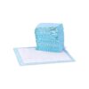 Blue and White 100-Pack Regular Size Dog Pee Pads for Potty Training