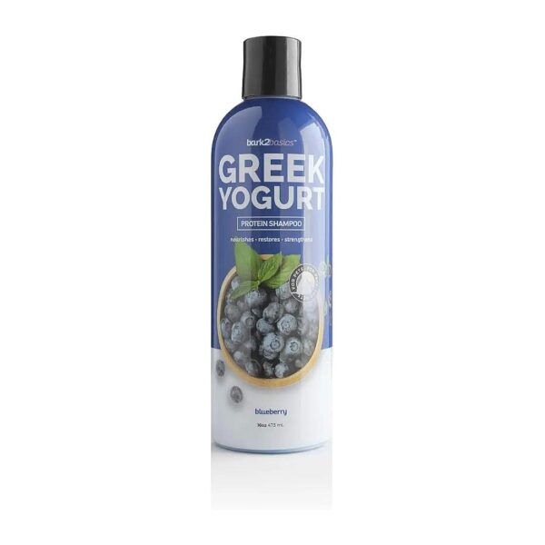 Blueberry and Greek Yogurt Dog Shampoo for Healthy, Silky Coats and Skin