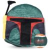 Boba Fett Star Wars Dog Toy with Crinkle Helmet and Tennis Ball for Small or Large Dogs