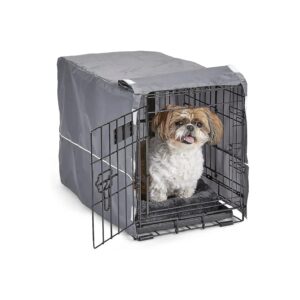 Bolstered Dog Bed and Crate Cover Kit for 22-inch Dog Crates