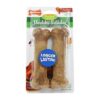 Bone with Vitamins Dog Chew Toy for Puppy Chicken Flavor 2 Pack