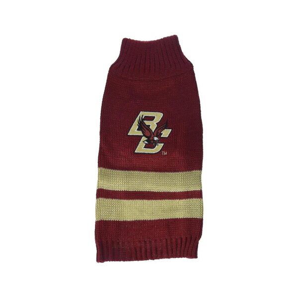 Boston College Eagles Pet Sweater for Small Dogs During Football or Basketball Season