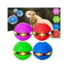 Bouncy and Colorful Flying Saucer Ball Dog Toy for Dog Owners