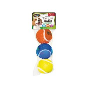 Bow Wow Tennis Balls 3-Pack for Fun Furry Friends