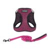 Breathable Air Mesh Harness with Reflective Accents and Soft Neoprene Handle for Puppies