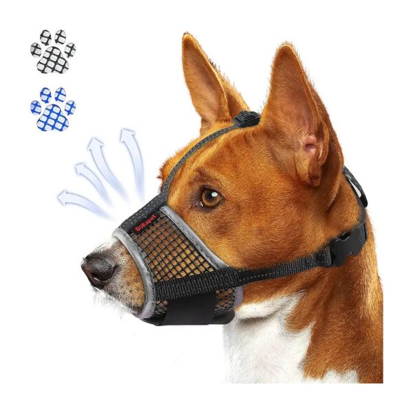 Breathable Anti Biting and Barking Muzzle for Medium and Large Sized Dogs