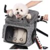 Breathable Bicycle Basket Bag for Dogs and Cats with Ventilation Holes