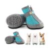 Breathable Dog Booties for Small Dogs - Protective Paw Wear for Hot Pavement and Snow