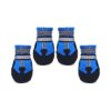 Breathable Dog Boots with Non Slip Rubber Sole and Reflective Stripes - Blue S