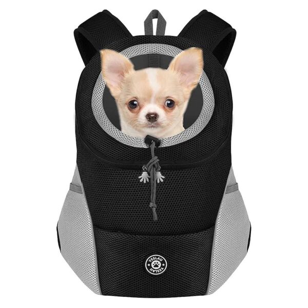 Breathable Dog Carrier Backpack with Adjustable Straps for Small Dogs