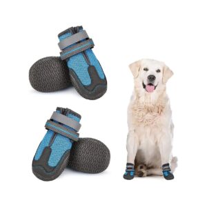 Breathable Durable Dog Booties for Summer Heat Protection Rugged Sole