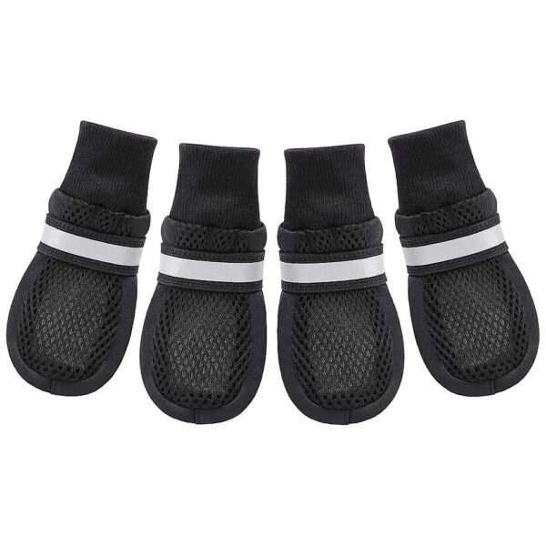 Breathable Mesh Dog Boots for Large Dogs Paw Protection on Hot Pavement