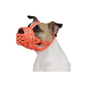 Breathable Metal Basket Dog Muzzle for Large Pitbulls Amstaff and Staffordshire Terrier