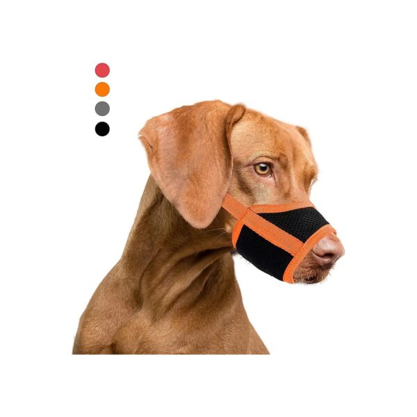 Breathable Nylon Dog Muzzle for Smaller Dogs