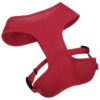 Breathable Nylon Red Dog Harness Adjustable Soft Comfort 3742