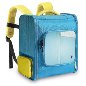 Breathable Pet Carrier for Small Cats and Dogs in Light Sky Blue