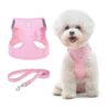 Breathable Polyester Fiber Vest Style Cat Harness for Small Medium Dogs