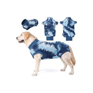 Breathable Soft Stretch Dog Recovery Suit for Abdominal Wound Protection