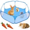 Breathable Transparent Small Animal Playpen for Guinea Pigs Hamsters Rabbits Rats Gerbils