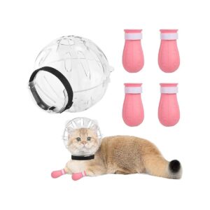 Breathable and Soft Silicone Cat Boots for Cats Bathing and Grooming