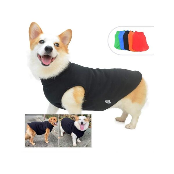 Breathable and Warm Polar Fleece Dog Vest for Small Medium Large Dogs