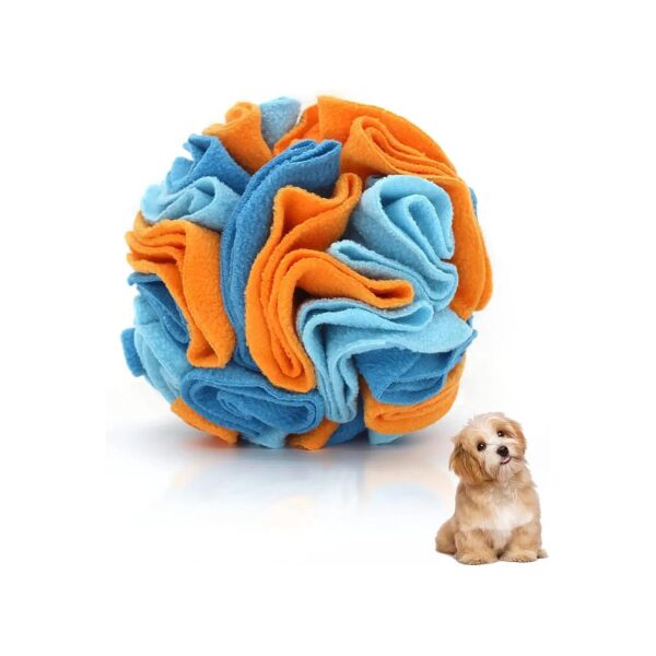 Bright Colors and Large Treat Capacity Snuffle Ball for Small Breed Dogs and Breeds