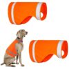 Bright Orange Reflective Dog Jacket for Guaranteeing Pet Visibility and Safety