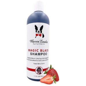 Brighten Dark Coat Puppy and Cat Grooming Supplies with Berry Scented Shampoo