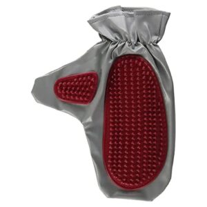 Bristle Grooming Mitt for Short Hair Breeds Gentle Massage and Hair Removal