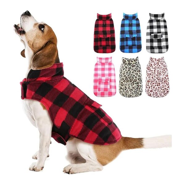 British Style Dog Winter Vest Waterproof Cozy Warm Pet Apparel for Large Dogs