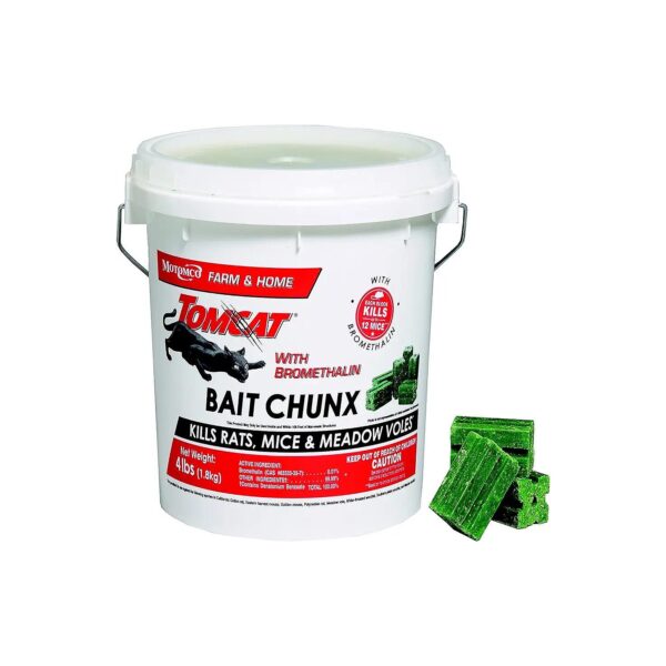 Bromethalin Baits for Agricultural Buildings and Homes - Kills Rats and Mice