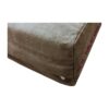 Brown Denim Dog Pet Bed Furniture Cover and Waterproof Case Bundle for 55X37X4 Inch Can