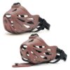 Brown Dog Muzzle for All Breeds and Sizes to Prevent Biting and Eating Rocks