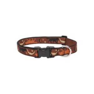 Brown Nylon Shadow Hunter Collar with Buckle Closure for Large Dogs 16-28 Inch Adjustable