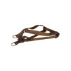 Brown Nylon Webbing Dog Harness Made in the USA with Adjustments