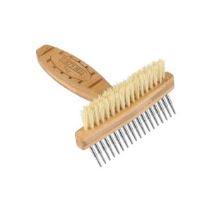 Brown Oblong Dog Brush for Smooth, Silky Coat - Suitable for All Dogs