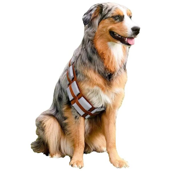 Brown Polyester Adjustable Utility Belt for Small Medium Large Dog Halloween Costumes