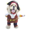 Brown XS Dog Pirates of the Caribbean Costume with Hat and Accessories