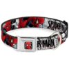 Buckle-Down Spider-Man Dog Collar with Comic Scenes and Action Poses for 11-17 Inch Neck