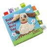 Buddy Dog Crinkle Paper Squeaker Soft Cloth Book for Baby Play Development