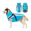 Built-In Harness, and Reflective Dog Vest for Medium and Large Dogs