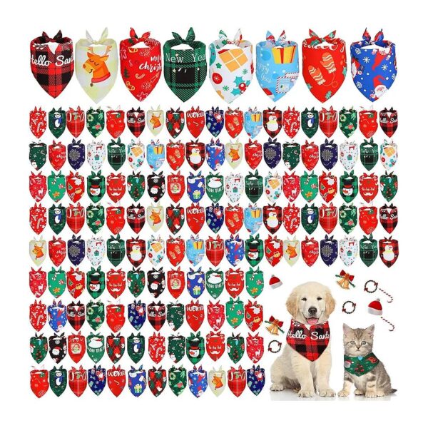 Bulk Christmas Dog Outfits 180 Pieces Small