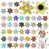 Bulk Pack of 60 Unique Dog Collar Flowers for Easter Day Costume and Pet Accessories