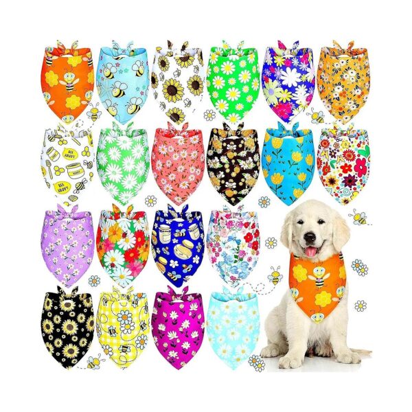 Bulk Pet Bandanas for Dogs and Cats with Matching Patterns