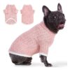 Bulldog, Dachshund Sweaters for Small Medium Pets, Perfect for Winter